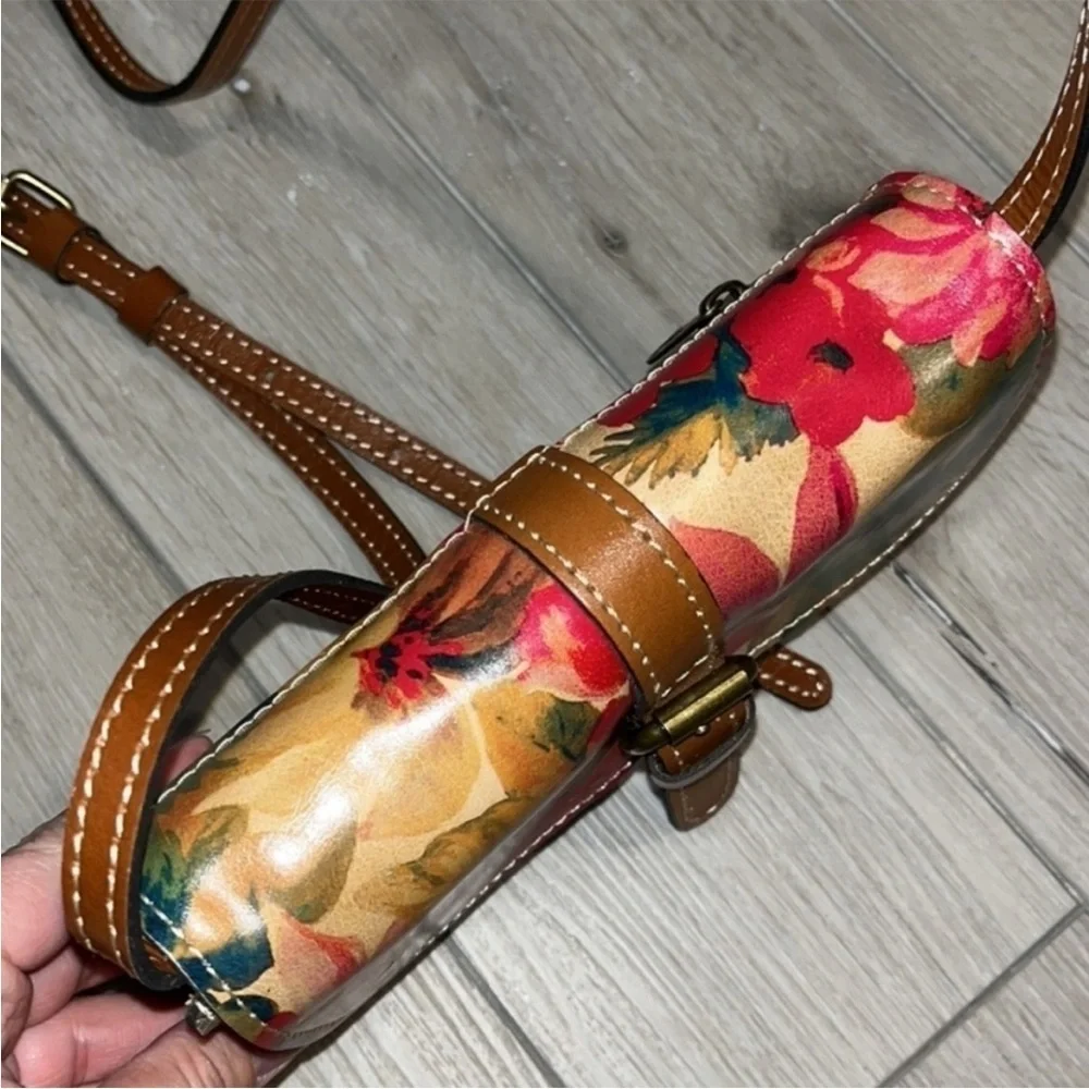 Patricia Nash Torri Spring Printed Leather Mini Crossbody Bag/Convertible Clutch - Picture 3 of 16